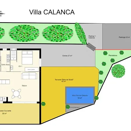 Holiday home Calanca - Domaine La Raggia *